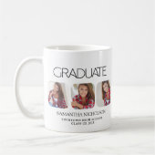 Mug Graduation 3-Photo Moderne (Gauche)