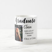 Mug Graduation ajouter nom classe de 20xx félicitation (Centre)