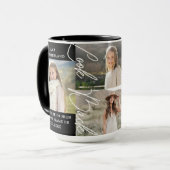 Mug Graduation Alors & Maintenant Grad Photo Collage G (Devant gauche)