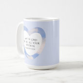 Mug Graduation Bible Verse Foi chrétienne Ciel bleu (Devant gauche)
