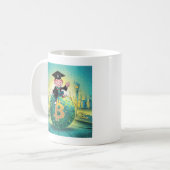 Mug Graduation Bitcoin (Devant gauche)