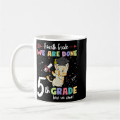 Mug Graduation Chat 4e année Nous sommes fait 5e année (Gauche)