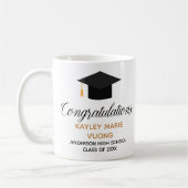 Mug Graduation Congratulations Class of 2023 Monogram (Gauche)