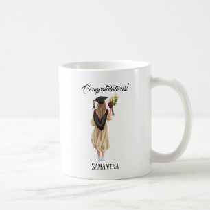 Mug Graduation de l'aquarelle personnalisée (2)