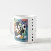 Mug Graduation de pingouin personnalisée (Devant gauche)