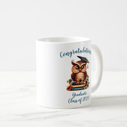 Mug Graduation de Wise Owl (Devant droit)