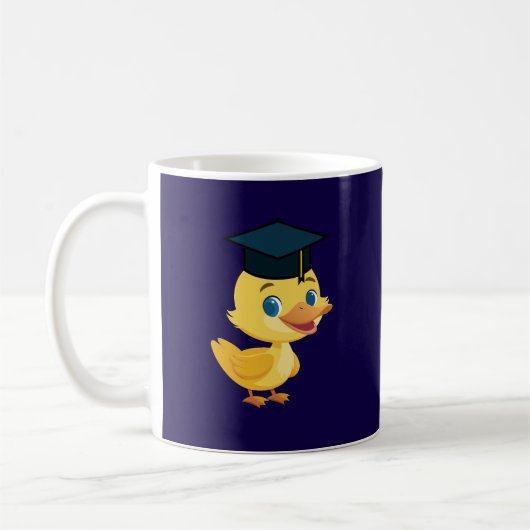 Mug Graduation Duck Duckie Duckling (Gauche)