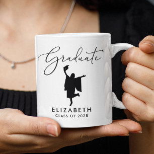 Mug Graduation élégante du script