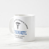 Mug Graduation Médicale personnalisée Commémorative (Devant gauche)