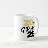 Mug Graduation Mug, Année, texte, Classe, Grad (Devant droit)