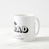 Mug Graduation personnalisée moderne (Devant droit)
