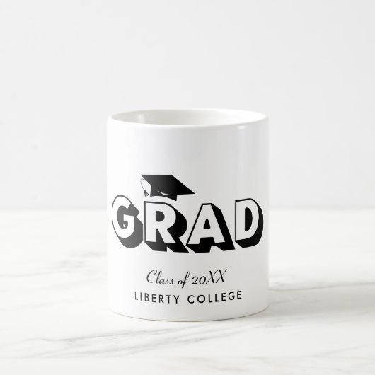 Mug Graduation personnalisée moderne (Centre)