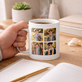 Mug Graduation Photo Collage with Custom Text Memory