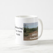 Mug Graduation Suivre son propre chemin Desert Trail G (Devant droit)