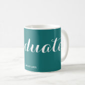 Mug Gradué "Classe de" Célébration Vert & Blanc (Devant droit)