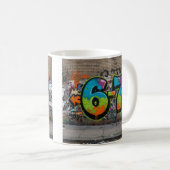 Mug Graffiti 67 Viral Trend/Bold Pop Art Street Style (Devant droit)