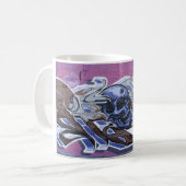 Mug Graffiti à tête bleue (Devant gauche)