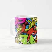 Mug Graffiti Art : Hip-Hop Style Arrière - plan (Devant gauche)