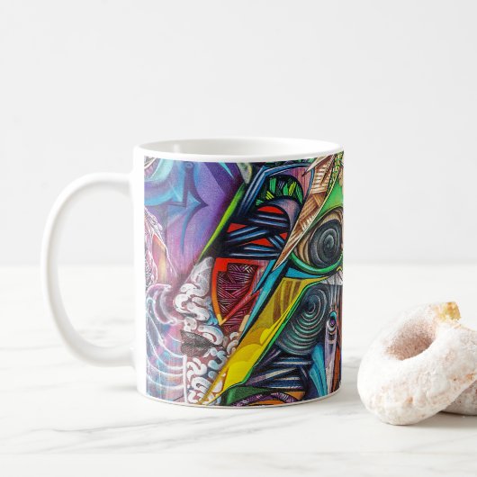 Mug Graffiti Art urbain (Avec donut)