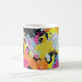 Mug Graffiti brillant psychédélique sans couture motif (Centre)