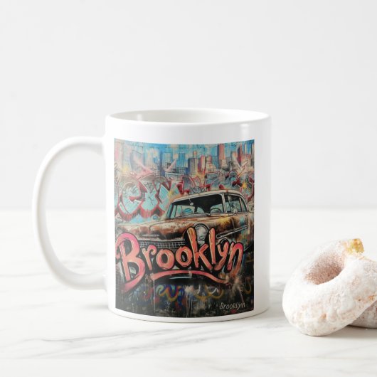 Mug Graffiti Brooklyn (Avec donut)