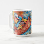 Mug Graffiti coloré (Devant gauche)