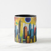 Mug Graffiti coloré Art Design (Centre)