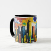 Mug Graffiti coloré Art Design (Devant gauche)