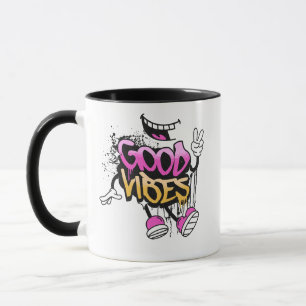 Mug Graffiti de bonnes vibrations