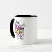 Mug Graffiti de bonnes vibrations (Devant gauche)