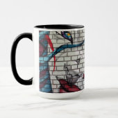 Mug Graffiti de fille asiatique (Gauche)