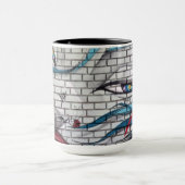 Mug Graffiti de fille asiatique (Centre)