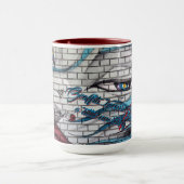 Mug Graffiti de fille asiatique (Centre)