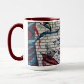 Mug Graffiti de fille asiatique (Gauche)