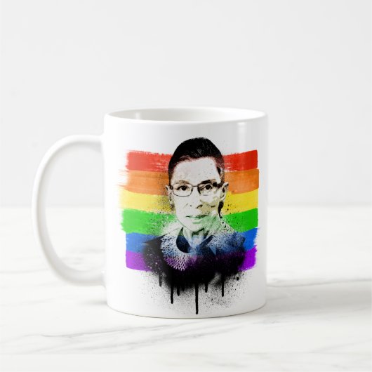 Mug Graffiti de la fierté RBG (Gauche)