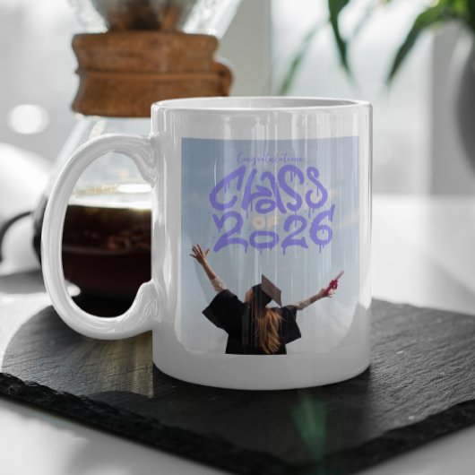 Mug Graffiti de la promotion 2026 | Photo de remise de