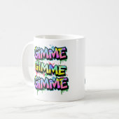 Mug Graffiti Gimme Typographie (Devant gauche)