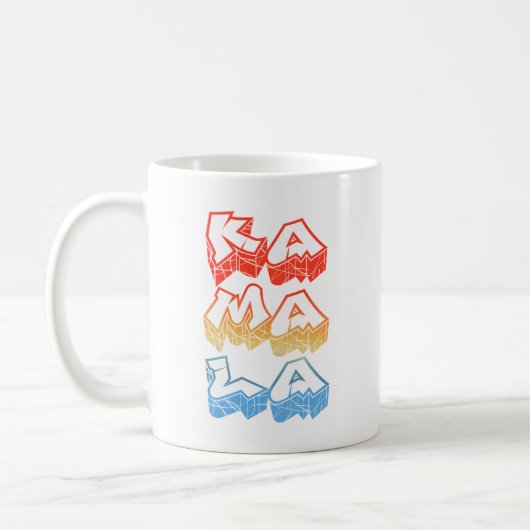 Mug Graffiti Kamala Harris (Gauche)
