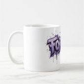 Mug Graffiti Lavender Infinity "FOREVER" (Gauche)