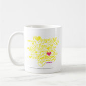 Mug Graffiti magenta/jaune (Gauche)