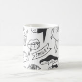 Mug Graffiti mignon : Doodle Art Set. (Centre)