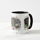 Mug Graffiti Néon Urbain Colonne de Crotone (Devant droit)