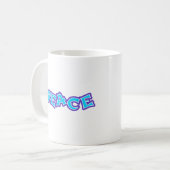 Mug Graffiti Paix (Devant gauche)