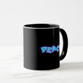 Mug Graffiti Paix (Devant droit)