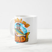Mug Graffiti pêche papa poisson (Devant gauche)