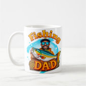 Mug Graffiti pêche papa poisson (Gauche)