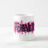Mug Graffiti rose "FOREVER" (Centre)