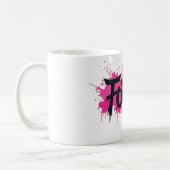 Mug Graffiti rose "FOREVER" (Gauche)