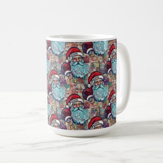 Mug Graffiti Santa  (Devant droit)