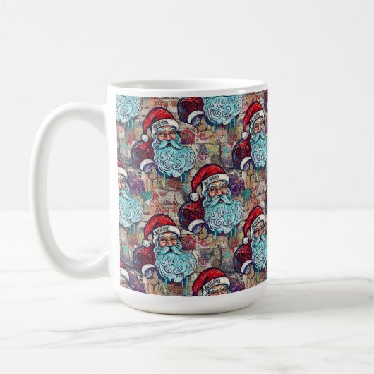 Mug Graffiti Santa  (Gauche)